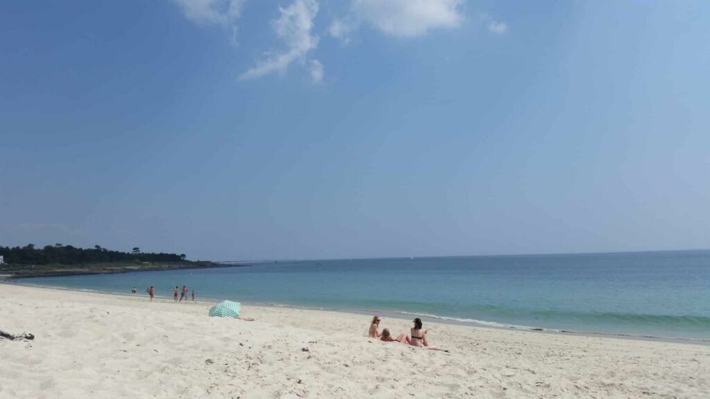 Plage de Kermor à Combrit - Sainte-Marine