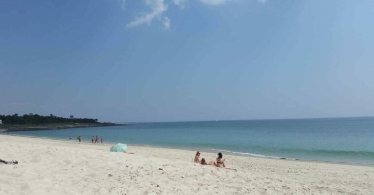 Plage de Kermor à Combrit - Sainte-Marine
